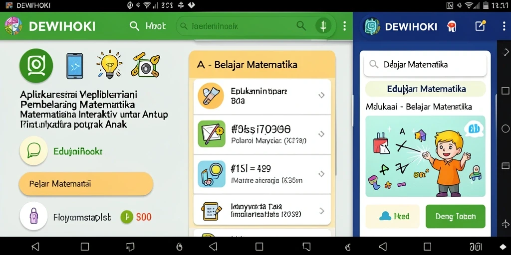 Antarmuka DEWIHOKI yang menarik dan mudah digunakan.