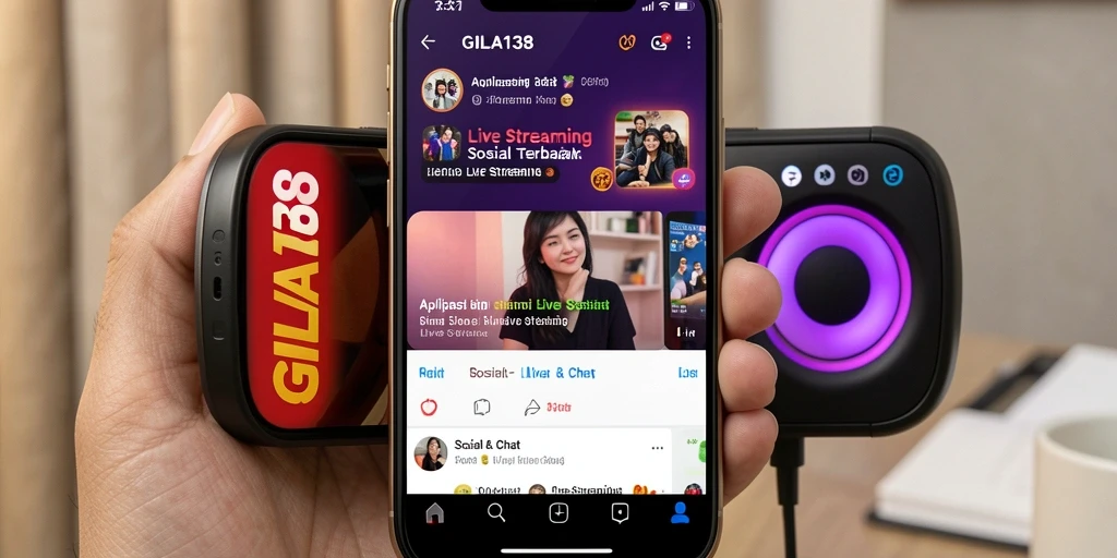 Antarmuka GILA138 untuk Live Streaming yang menarik dan interaktif.