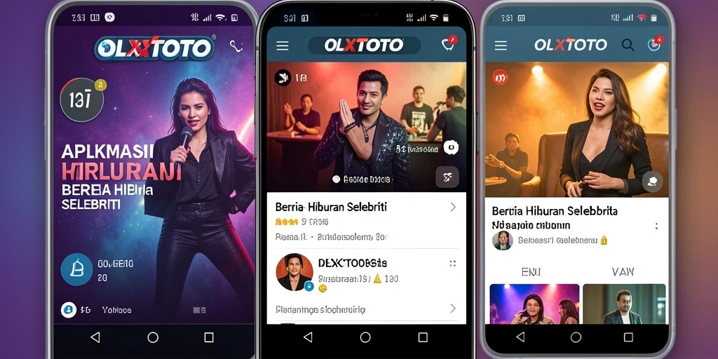 Antarmuka OLXTOTO menampilkan berita hiburan selebriti terbaru.