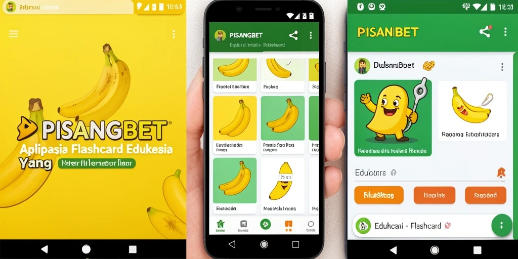 Tampilan antarmuka aplikasi PISANGBET yang menarik dan fungsional.
