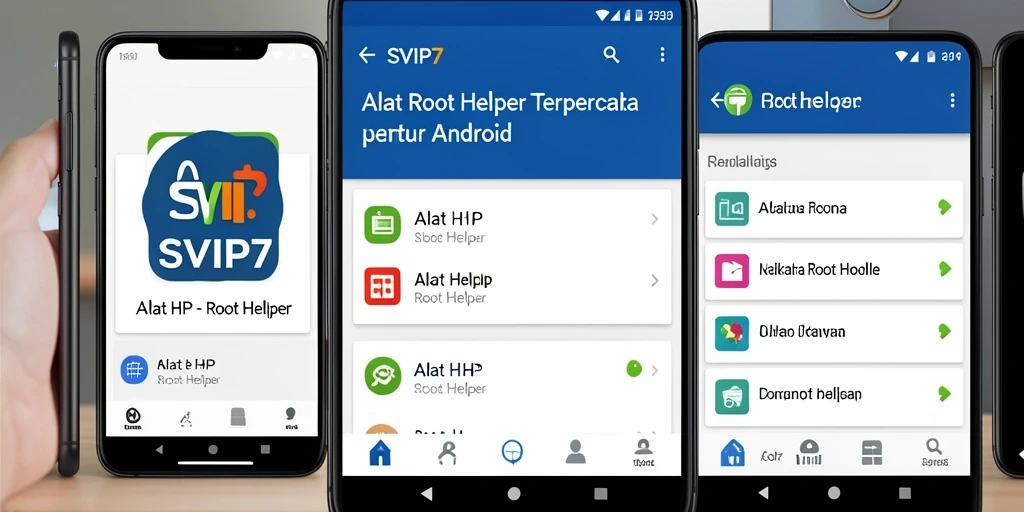 Antarmuka aplikasi SVIP7 yang sederhana dan efektif.